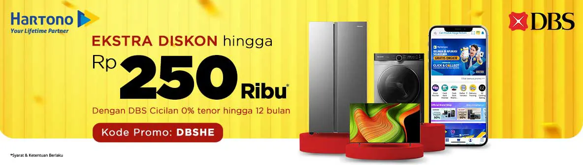 Belanja Elektronik Online lebih Hemat pakai Kartu Kredit DBS diskon hingga 250rb