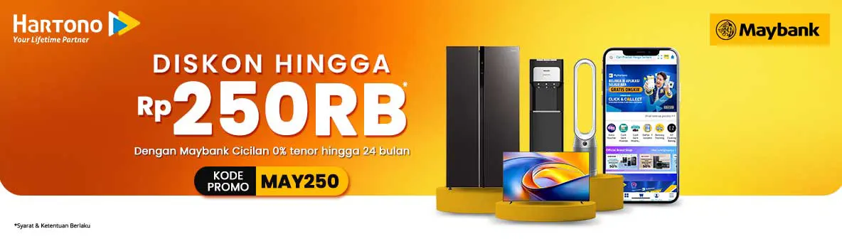 Belanja Elektronik Online lebih Hemat pakai Kartu Kredit Maybank diskon hingga 250rb