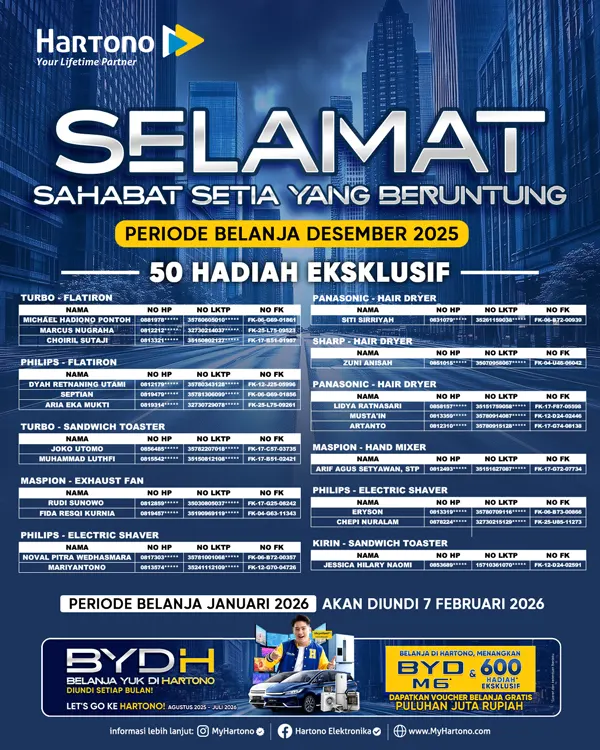 Belanja Yuk Di Hartono