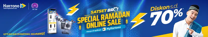 MyHartono SATSET BRO Diskon hingga 80%