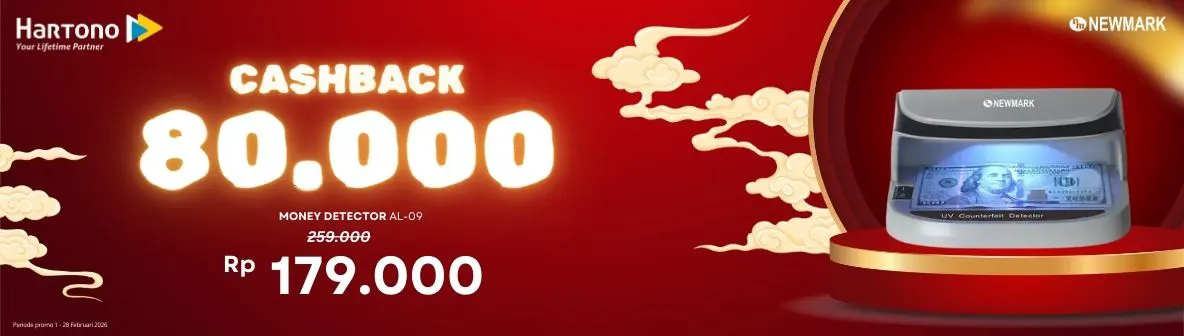 NEWMARK MESIN DETEKSI UANG MONEY DETECTOR AL-09
