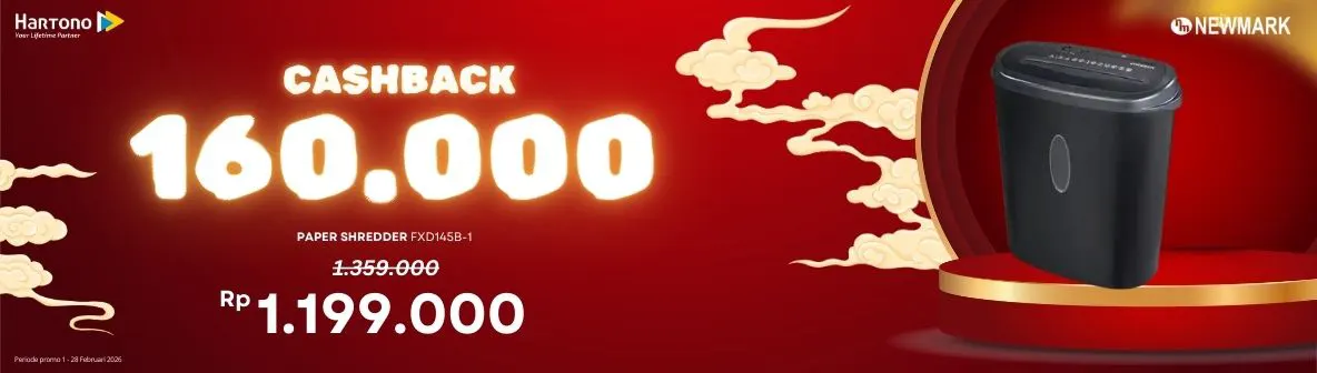 NEWMARK MESIN PENGHANCUR KERTAS PAPER SHREDDER FXD145B-1