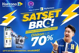 MyHartono SATSET BRO Diskon hingga 80%