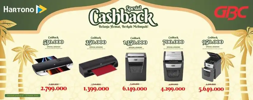 GBC Special Cashback