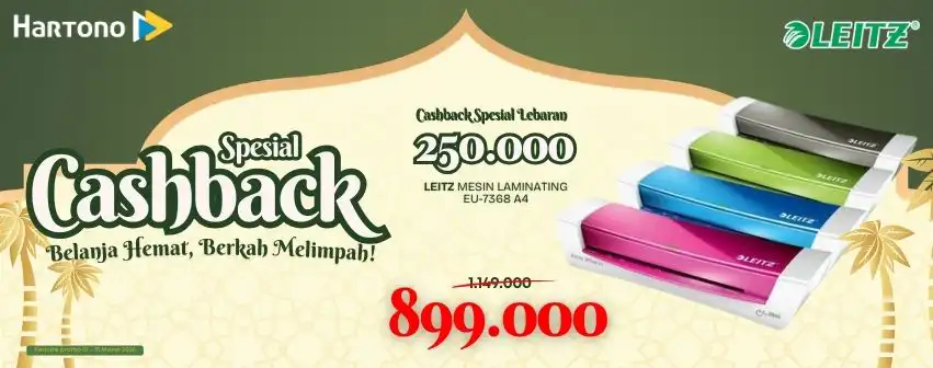 Leitz Mesin Laminating Special Cashback