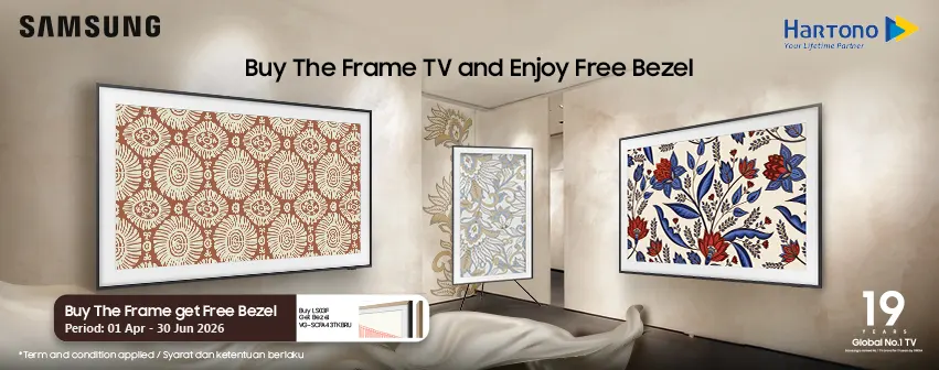 Samsung The Frame with Bezzel