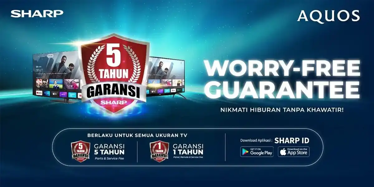 Sharp garansi tv