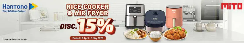 MITO Rice Cooker & Air Fryer