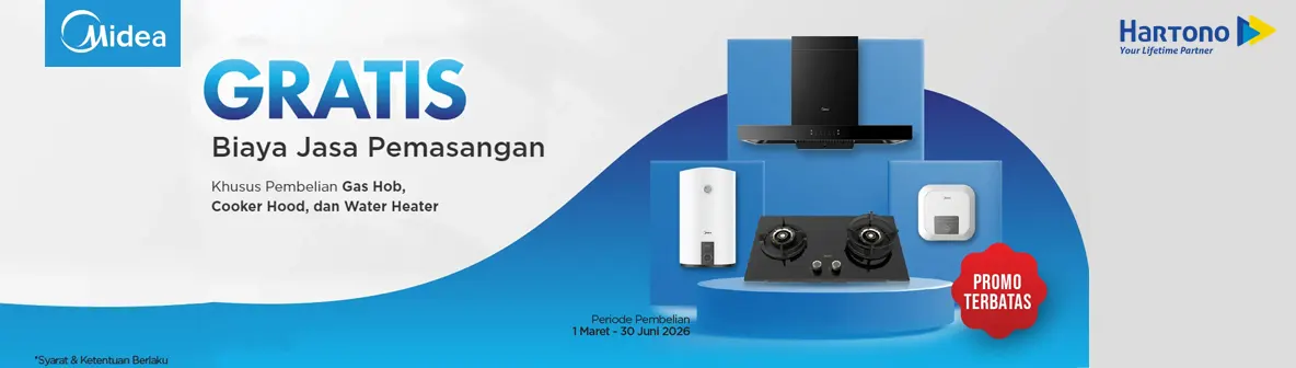 Midea Gratis Instalasi