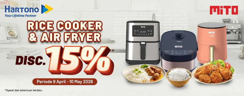 MITO Rice Cooker & Air Fryer