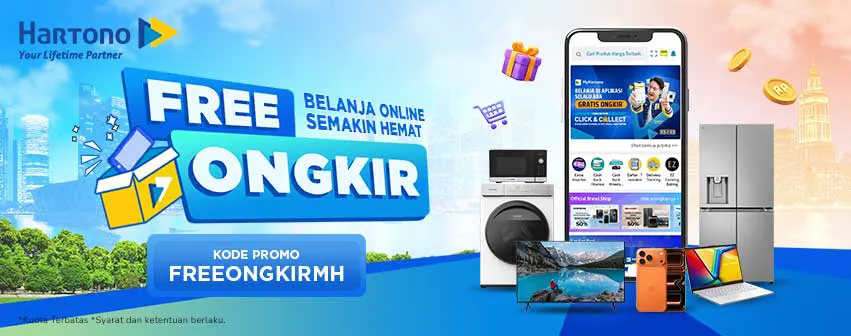 Belanja Elektronik Online di MyHartono Gratis Ongkir!!