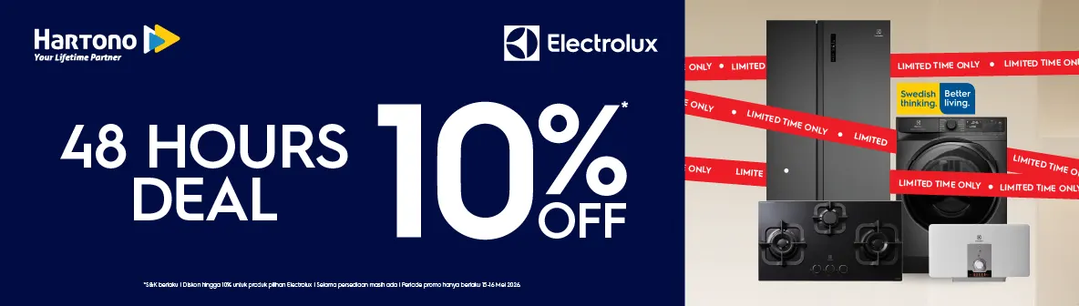 Electrolux Limited Offer 10% off!