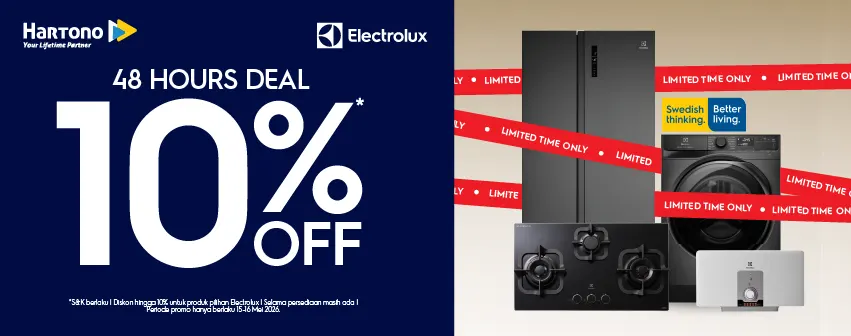 Electrolux Limited Offer 10% Deals!