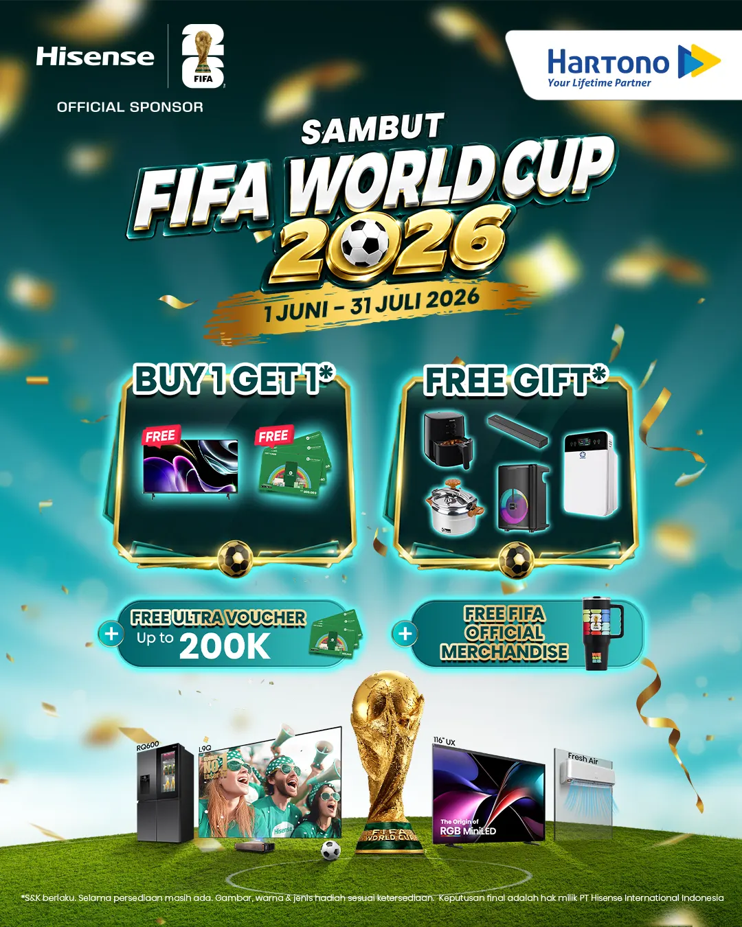 Hisense Get Ready for World Cup 2026
