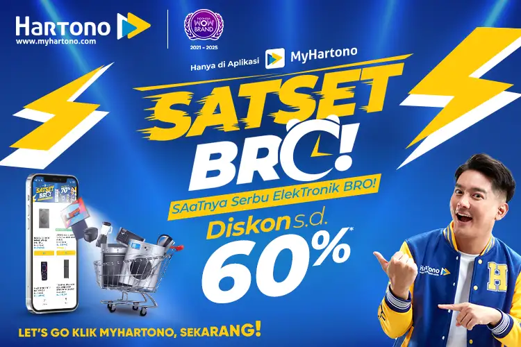 MyHartono SATSET BRO Diskon hingga 80%