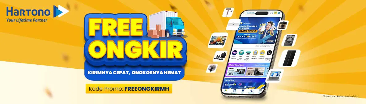 Belanja Elektronik Online di MyHartono Gratis Ongkos Kirim