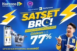 MyHartono SATSET BRO Diskon hingga 80%