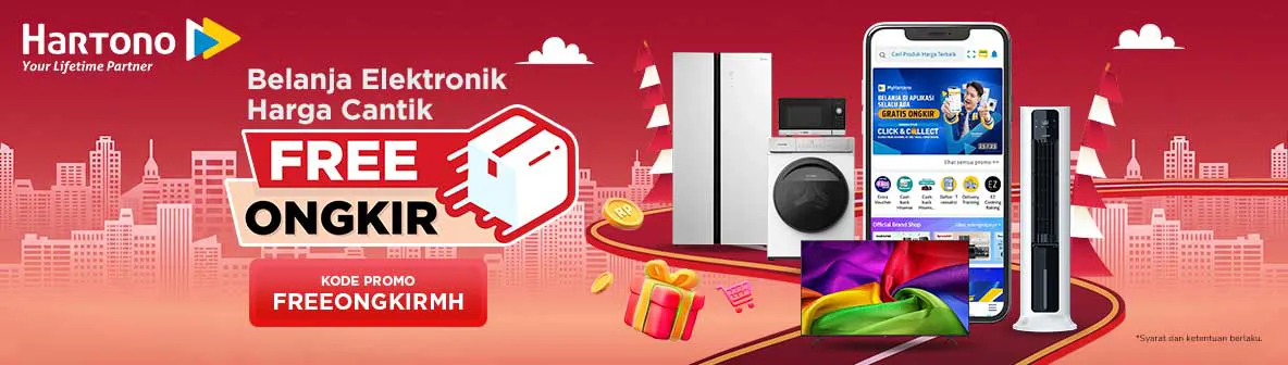 Belanja Elektronik Online di MyHartono Gratis Ongkos Kirim