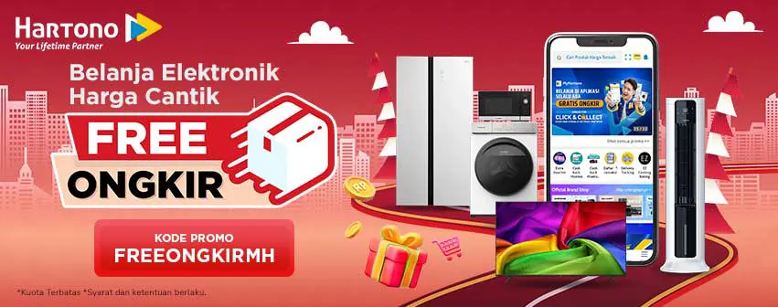 Belanja Elektronik Online di MyHartono Gratis Ongkir!!