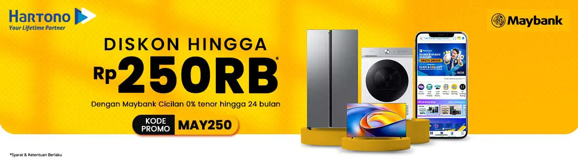 Belanja Elektronik Online lebih Hemat pakai Kartu Kredit Maybank diskon hingga 250rb