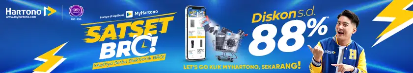 MyHartono SATSET BRO Diskon hingga 80%