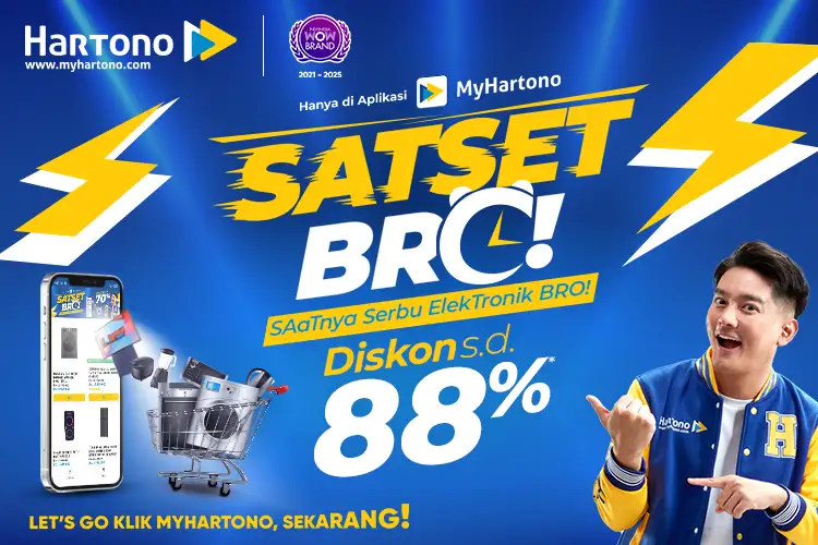 MyHartono SATSET BRO Diskon hingga 80%
