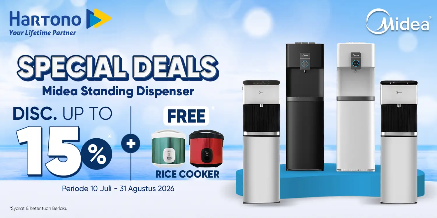 Midea Dispenser Gratis Rice Cooker
