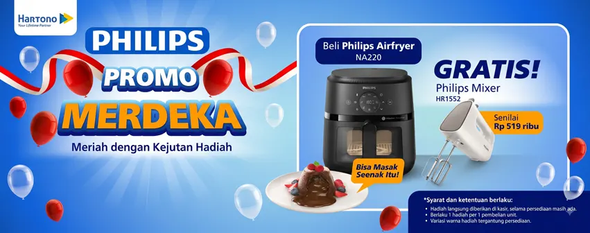 Philips Air Fryer NA220/00 free Mixer HR1552