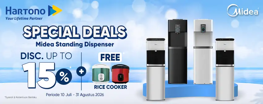 Midea Dispenser Gratis Rice Cooker