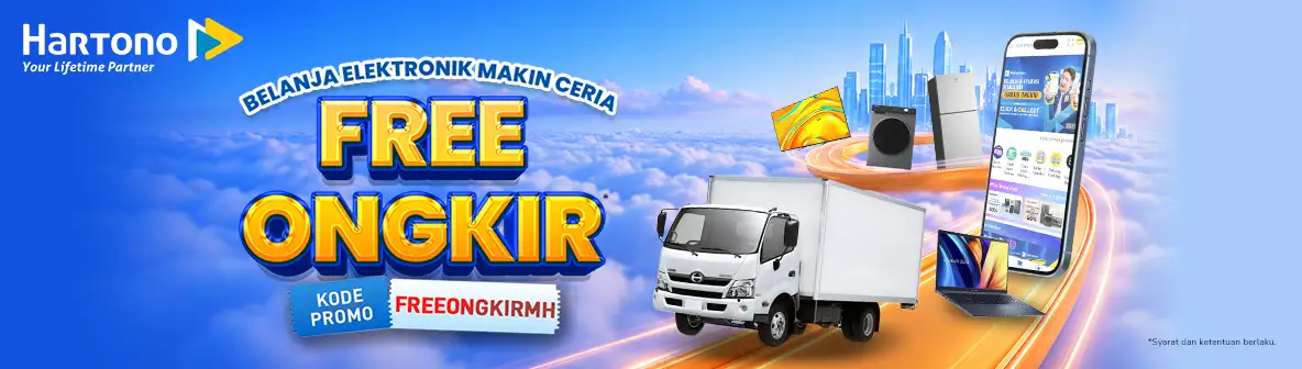 Belanja Elektronik Online di MyHartono Gratis Ongkos Kirim