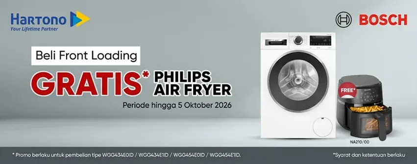 Bosch Mesin Cuci Gratis Air Fryer
