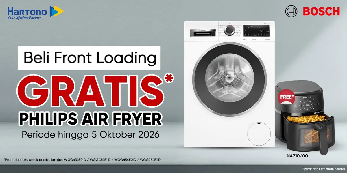 Bosch Mesin Cuci Gratis Air Fryer