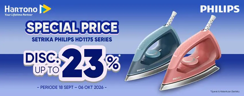 Setrika Philips HD1175 Series Special Price