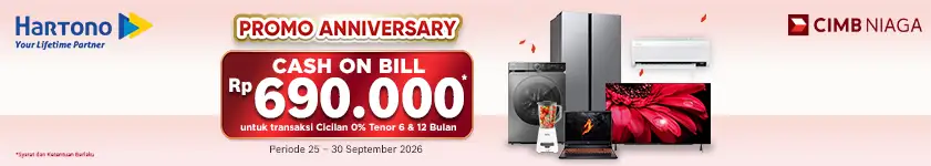 Belanja Elektronik Online dengan Kartu Kredit CIMB Niaga Cicilan 0% Promo Cash On Bill 250rb