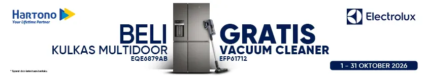 Electrolux Kulkas EQE6879AB Free Vacuum