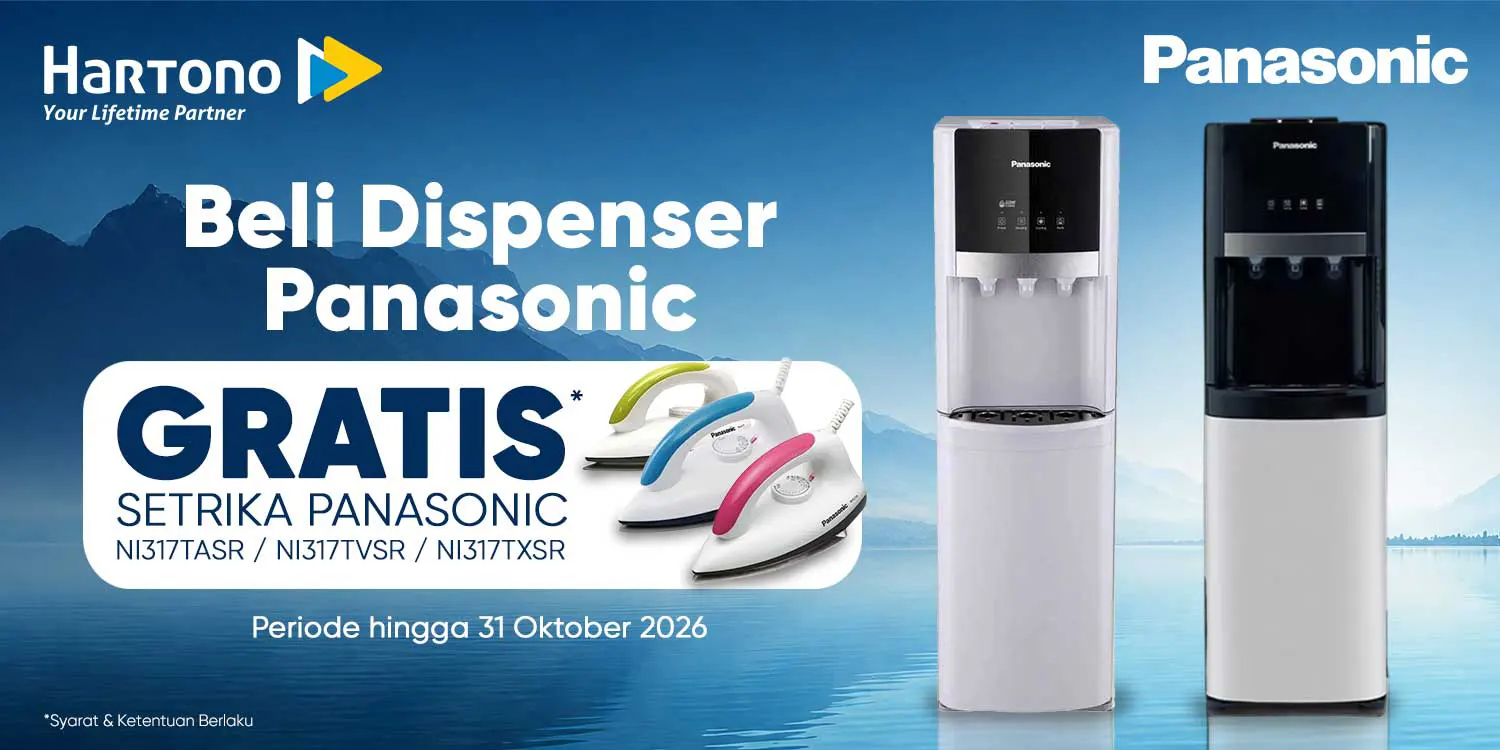 Panasonic Dispenser Gratis Setrika