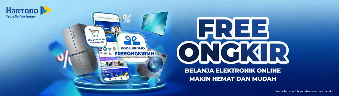 Belanja Elektronik Online di MyHartono Gratis Ongkos Kirim