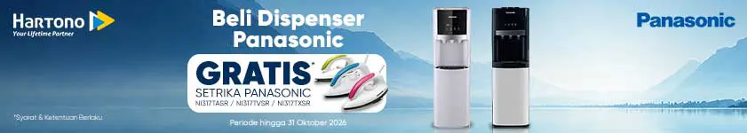Panasonic Dispenser Gratis Setrika