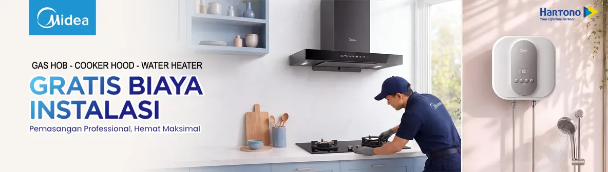Midea Gratis Instalasi