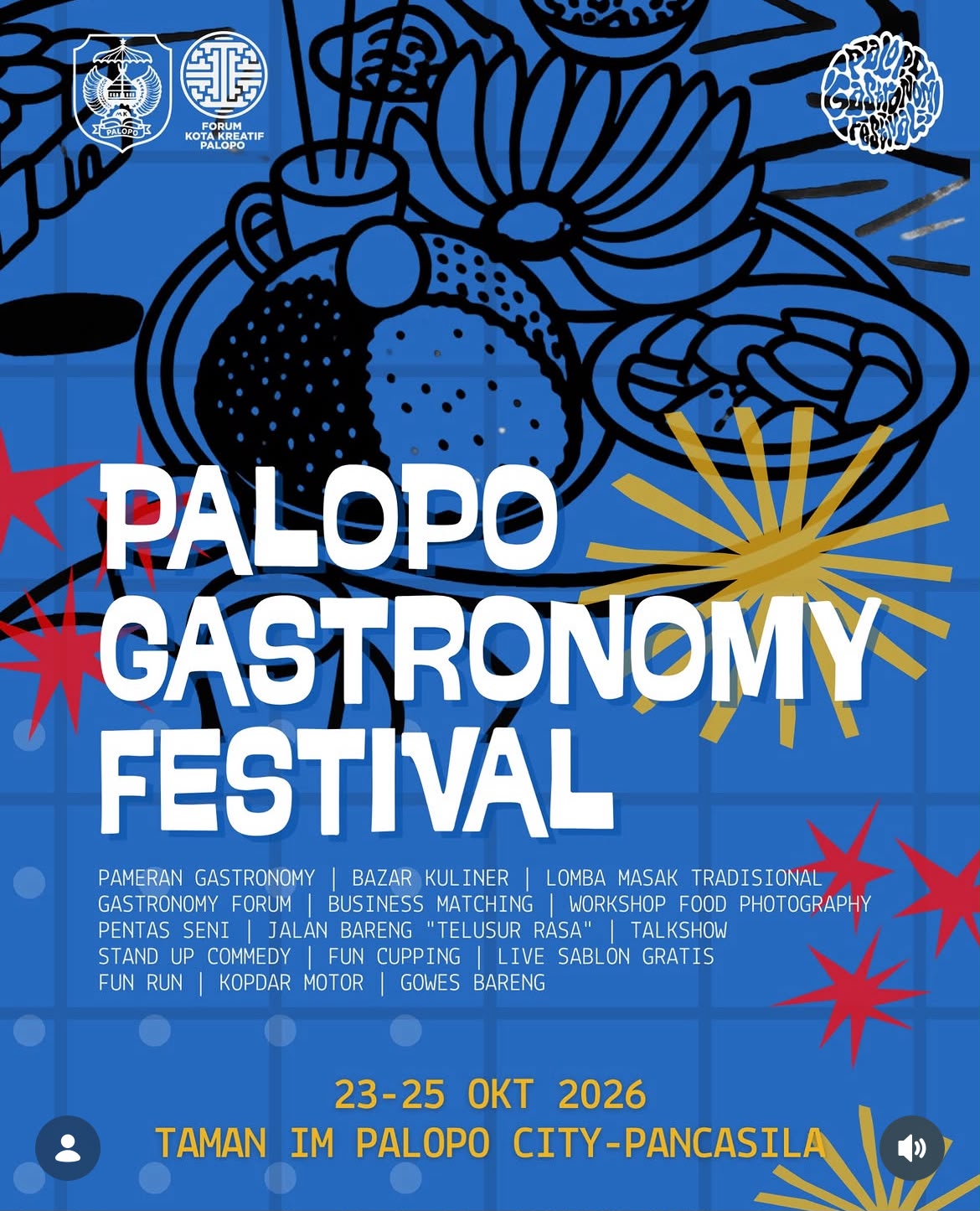 Palopo Gastronomy Festival Resmi Dibuka, Jadi Titik Awal Penguatan Palopo sebagai Kota Kreatif Gastronomi