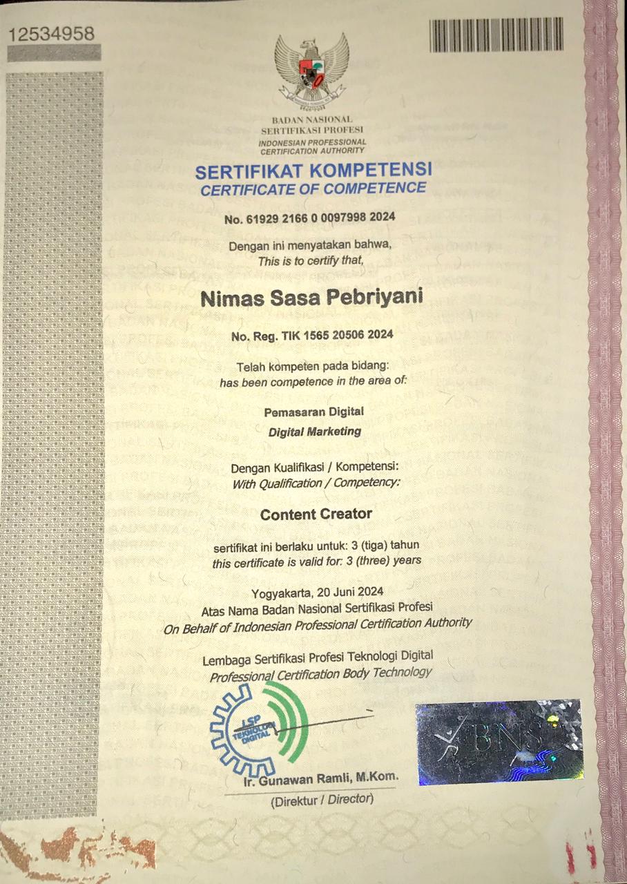 BNSP (National Professional Certification Agency)