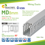 KSS MD-Series 8mm kabel duct panel