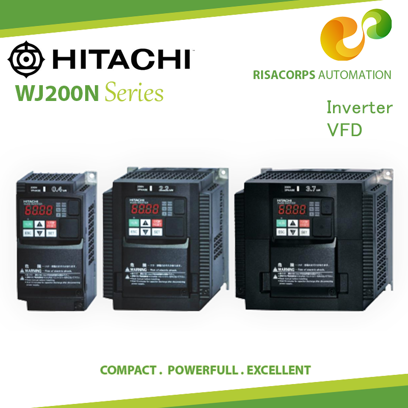 WJ200 Series 800x800 3 Hitachi Inverter VFD WJ200/N Series - Image 1