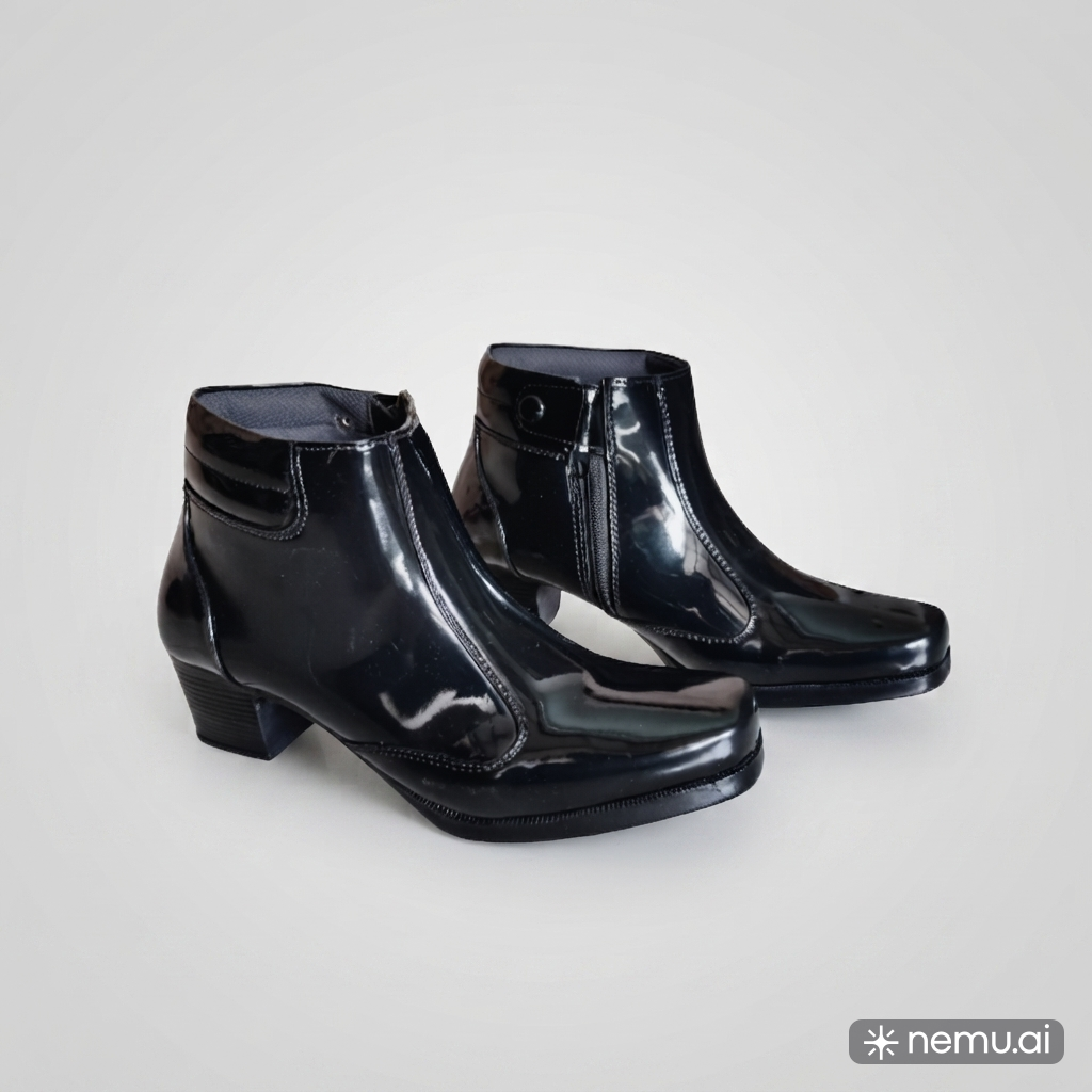 Sepatu Boots Wanita Pdh Polwan Pdlsus