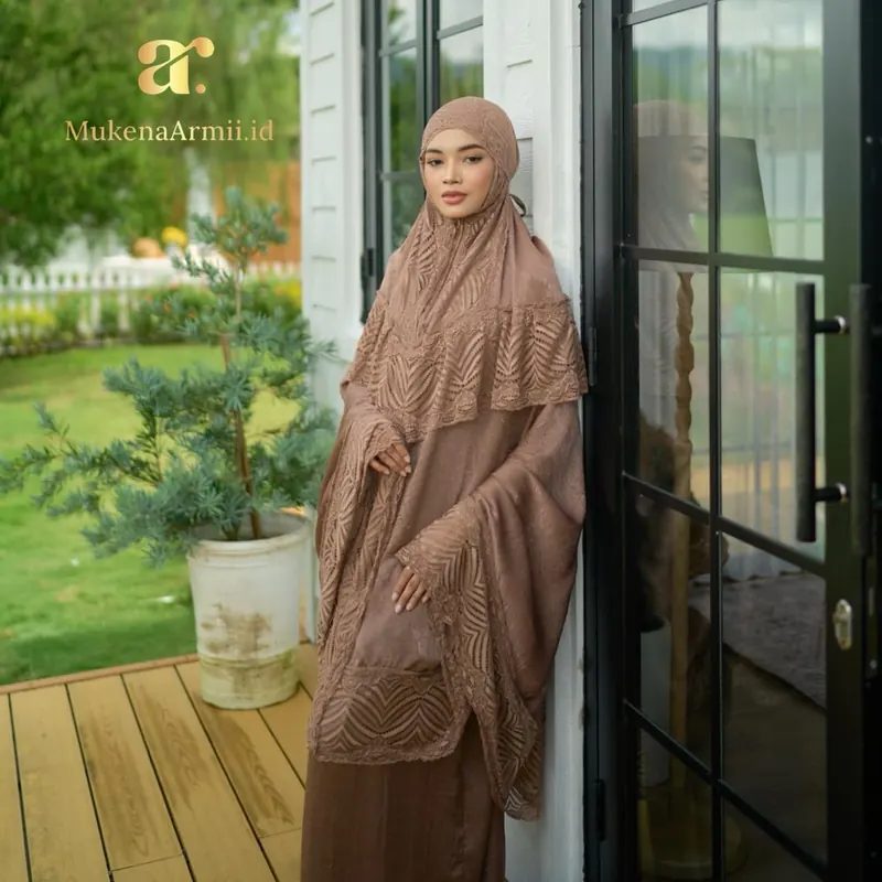Mukena Santorini Crush / Jumbo / Lebaran / Renda