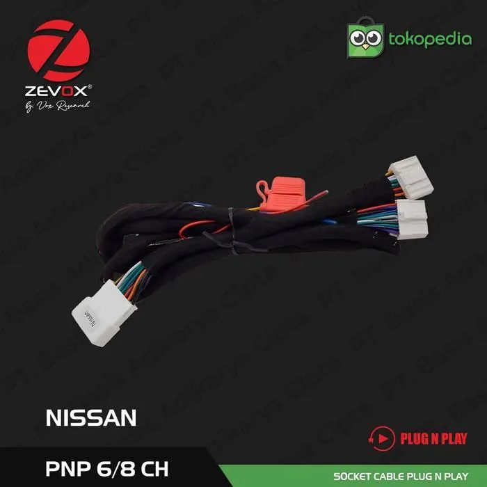Socket PNP Plug & Play Processor Zevox by Vox Research untuk Nissan / Mitsubishi