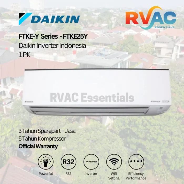 Daikin AC Inverter 1 PK FTKE25-YV14 Indonesia