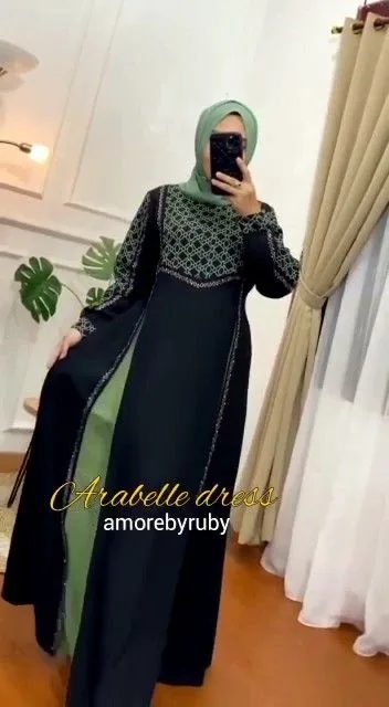 Beena Basic Gamis Amore BY Ruby Super Mewah Warna Motif MIX DAN Mute