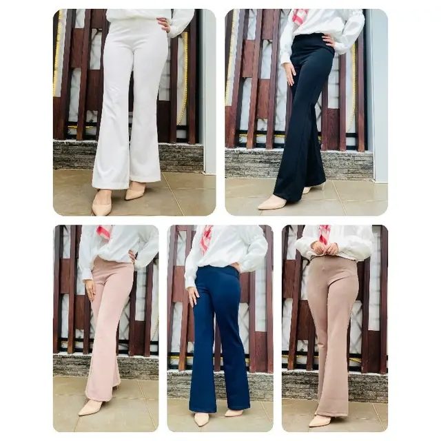 ‼ Adeline Pants Celana Panjang Bawahan Wanita by Radwah Original