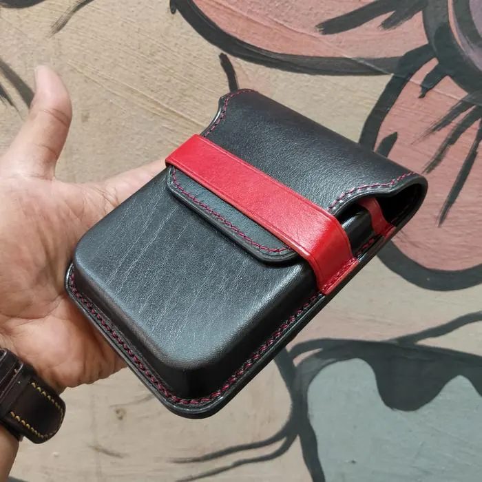 Fountain Pen Case, Leather, tempat pulpen KAWECO AL SPORT GERMANY Stationery